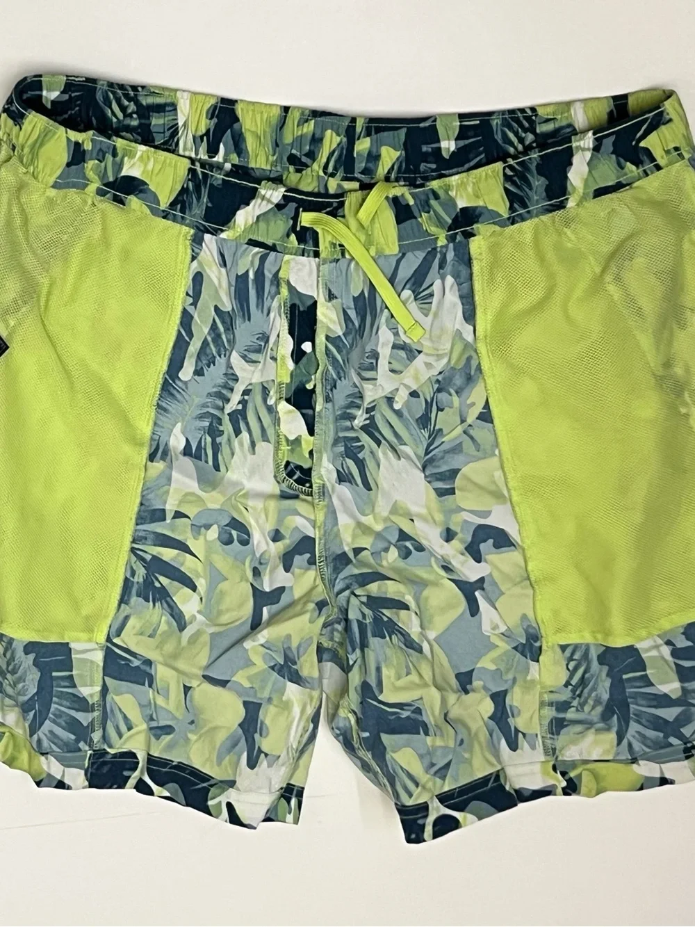 The North Face Tropical Camo Swim Shorts Navy & Sharp Green